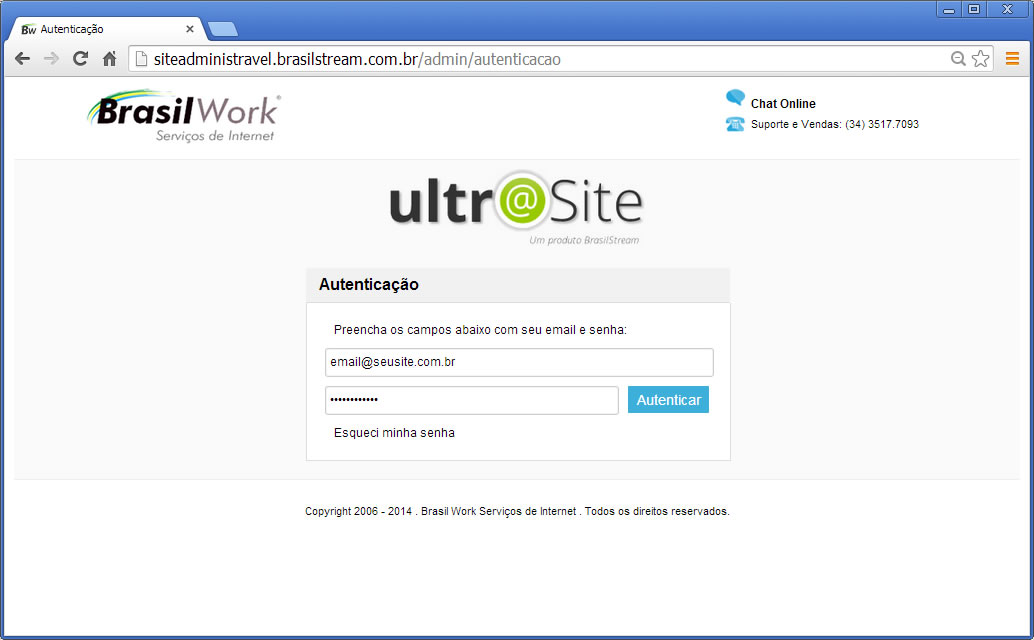 login ultra site